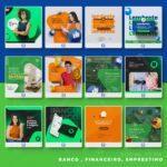 Pack 130 Artes editáveis banco, financeiro, emprestimo - Photoshop psd - Imagem 6