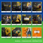 Pack 130 Artes editáveis banco, financeiro, emprestimo - Photoshop psd - Imagem 7
