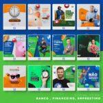 Pack 130 Artes editáveis banco, financeiro, emprestimo - Photoshop psd - Imagem 5