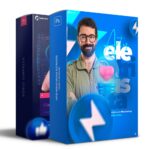 Pack 75 Artes editáveis eletricista - Photoshop psd