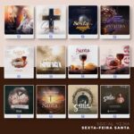 Pack 100 Artes editáveis  sexta feira santa - Photoshop psd - Imagem 10