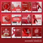 Pack 150 Artes editáveis Photoshop - Dezembro vermelho - Imagem 6