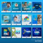 Pack 100 Artes editáveis autismo - Photoshop psd - Imagem 6