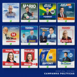 Pack 80 Artes editáveis campanhas política - corel draw cdr - Imagem 5