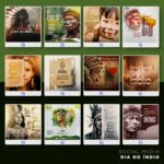 Pack 80 Artes editáveis Dia do índio - Photoshop psd - Imagem 7
