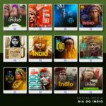 Pack 80 Artes editáveis Dia do índio - Photoshop psd - Imagem 3