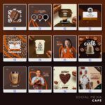 Pack 150 Artes editáveis café , cafeteria - Photoshop psd - Imagem 8