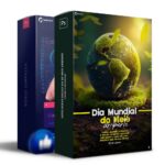 Pack 100 Artes editáveis - Dia do Meio ambiente Photoshop psd