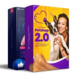 Pack 230 Artes editáveis petshop 2.0 - Photoshop psd