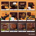 Pack 85 Artes editáveis feijoada - Photoshop psd - Imagem 4
