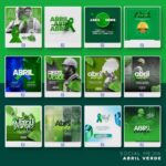 Pack 75 Artes editáveis - Abril verde Photoshop psd - Imagem 5