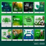 Pack 75 Artes editáveis - Abril verde Photoshop psd - Imagem 4