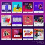 Pack 165 Artes editáveis - iptv 2.0 Photoshop psd - Imagem 7