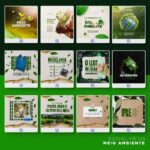 Pack 100 Artes editáveis - Dia do Meio ambiente Photoshop psd - Imagem 10