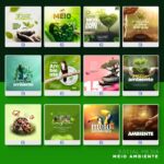 Pack 100 Artes editáveis - Dia do Meio ambiente Photoshop psd - Imagem 4