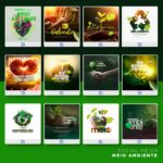 Pack 100 Artes editáveis - Dia do Meio ambiente Photoshop psd - Imagem 3