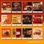 Pack 330 Artes editáveis hamburgueria 2.0 - Photoshop psd - Imagem 2