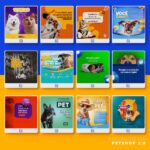 Pack 230 Artes editáveis petshop 2.0 - Photoshop psd - Imagem 2