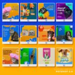 Pack 230 Artes editáveis petshop 2.0 - Photoshop psd - Imagem 9