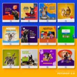Pack 230 Artes editáveis petshop 2.0 - Photoshop psd - Imagem 8