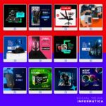 Pack 320 Artes editáveis informática Photoshop Psd - Imagem 4