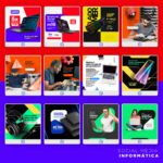 Pack 320 Artes editáveis informática Photoshop Psd - Imagem 3