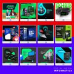 Pack 320 Artes editáveis informática Photoshop Psd - Imagem 2