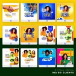 Pack 250 Artes editáveis Dia do cliente - Photoshop PSD - Imagem 8