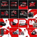 Pack 100 Artes editáveis photoshop - Seguradora - Imagem 4