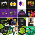 Pack 40 Artes editáveis photoshop - Loja de Skate - Imagem 3