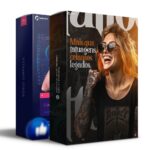 Pack 50 Artes editáveis photoshop - Tatuador, tatuagem