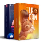 Pack 65 Artes editáveis photoshop -  Maio laranja