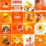 Pack 65 Artes editáveis photoshop -  Maio laranja - Imagem 4