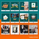 Pack 99 Artes editáveis photoshop - Arquitetos - Imagem 7