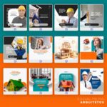 Pack 99 Artes editáveis photoshop - Arquitetos - Imagem 6