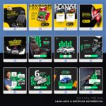 Pack 99 Artes editáveis Photoshop - Lava jato e estética automotiva - Imagem 2