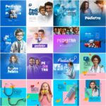 Pack 40 Artes editáveis Photoshop - Pediatra - Imagem 3