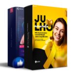 Pack 50 Artes editáveis photoshop - Julho Amarelo