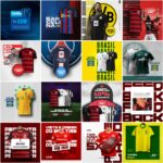 Pack 50 Artes editáveis photoshop - Loja de camisa de Futebol - Imagem 3