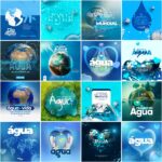 Pack 60 Artes editáveis Photoshop - Dia da Água - Imagem 4