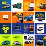 Pack 75 Artes editáveis Photoshop - Locadora de Veículos - Imagem 4